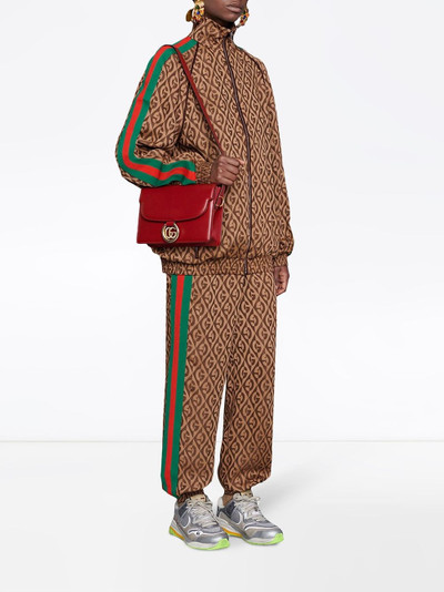 GUCCI GG print bomber jacket outlook