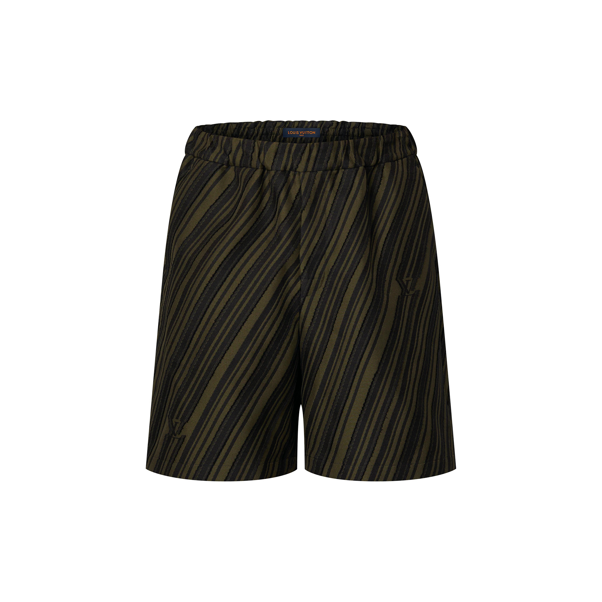 Casual Cotton Jacquard Shorts - 1