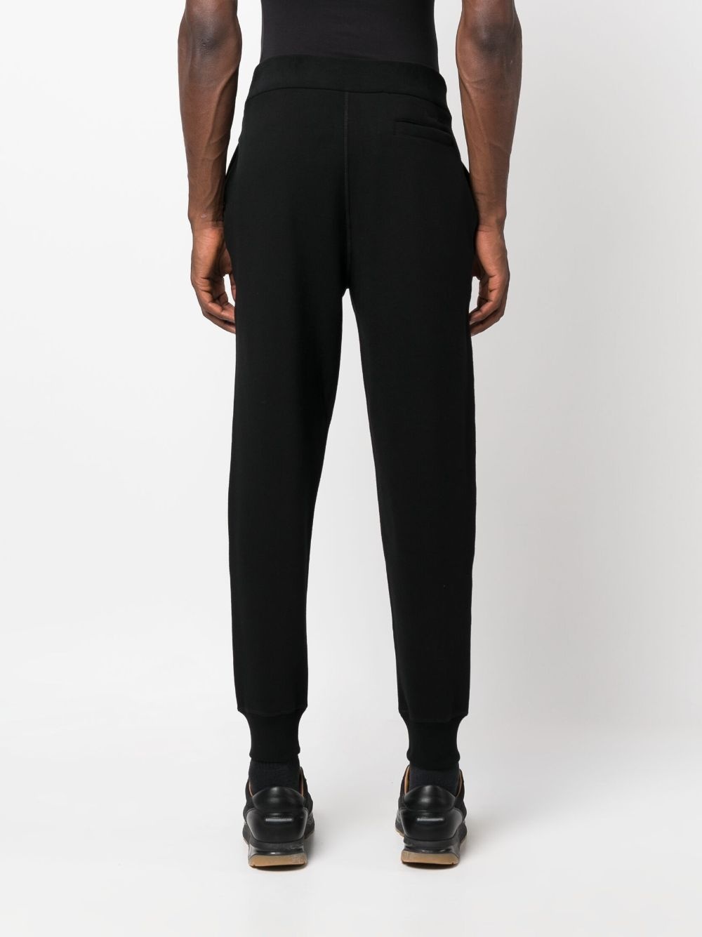 tapered fleece track pants - 4