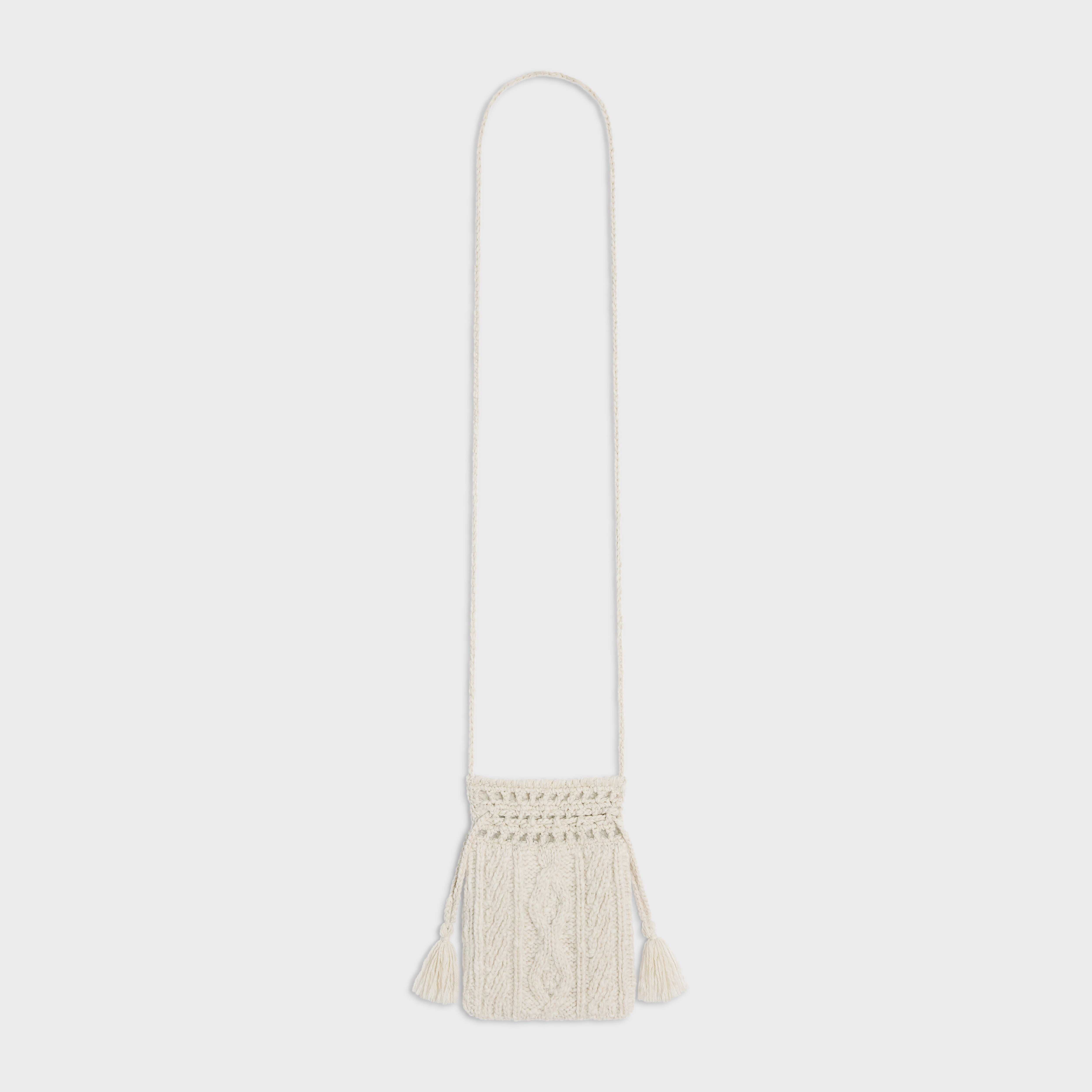 bag in triomphe aran wool - 2