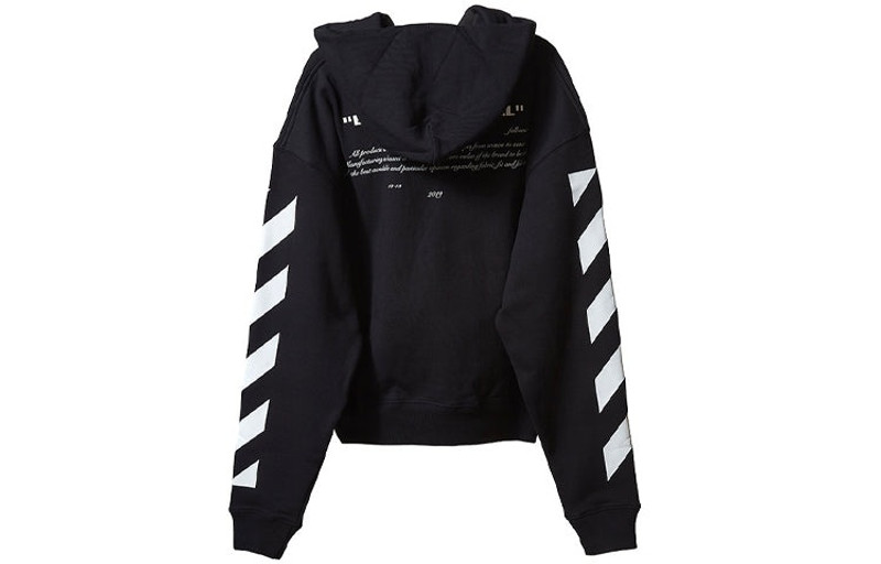 Off-White Men's Off-White Character Printing Long Sleeves Black OMBB037F181920111030 outlook