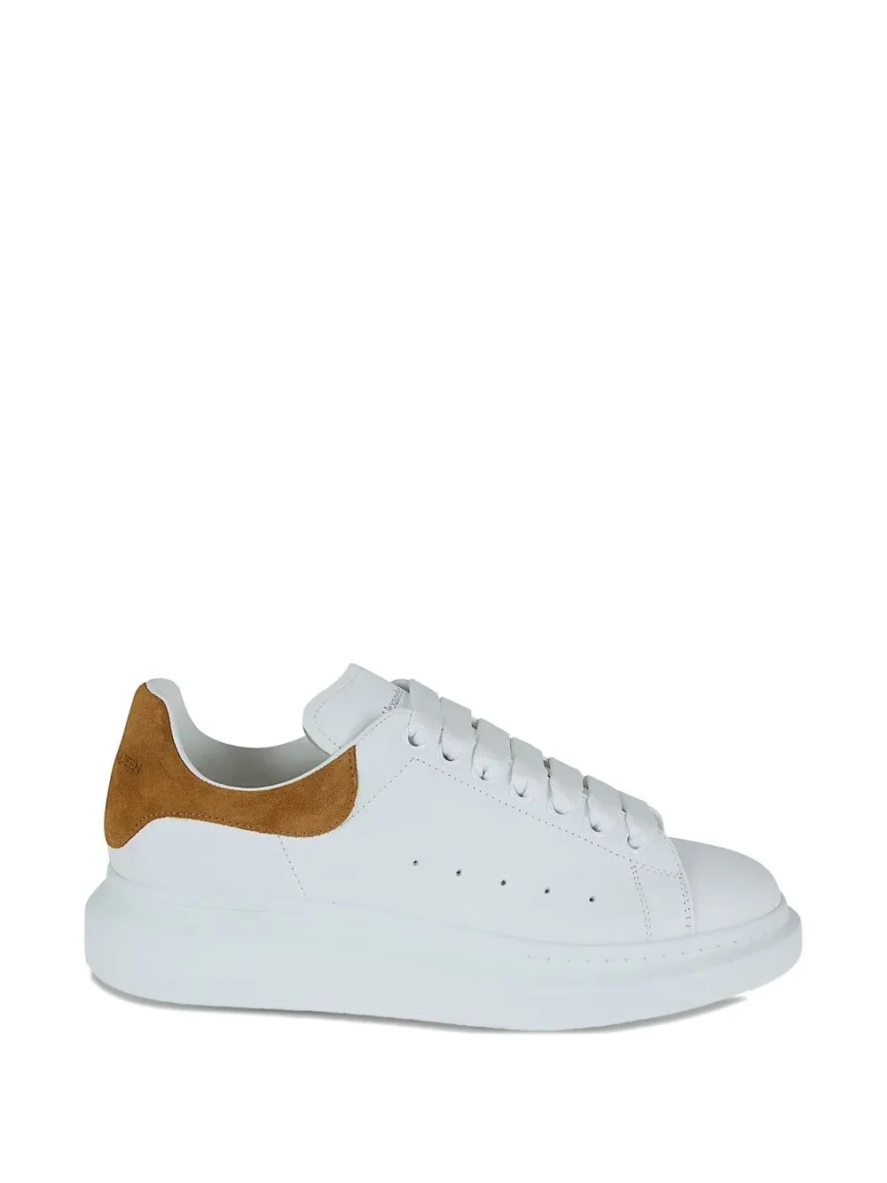 Alexander Mcqueen Women Oversized Sneakers In White/Tan - 1