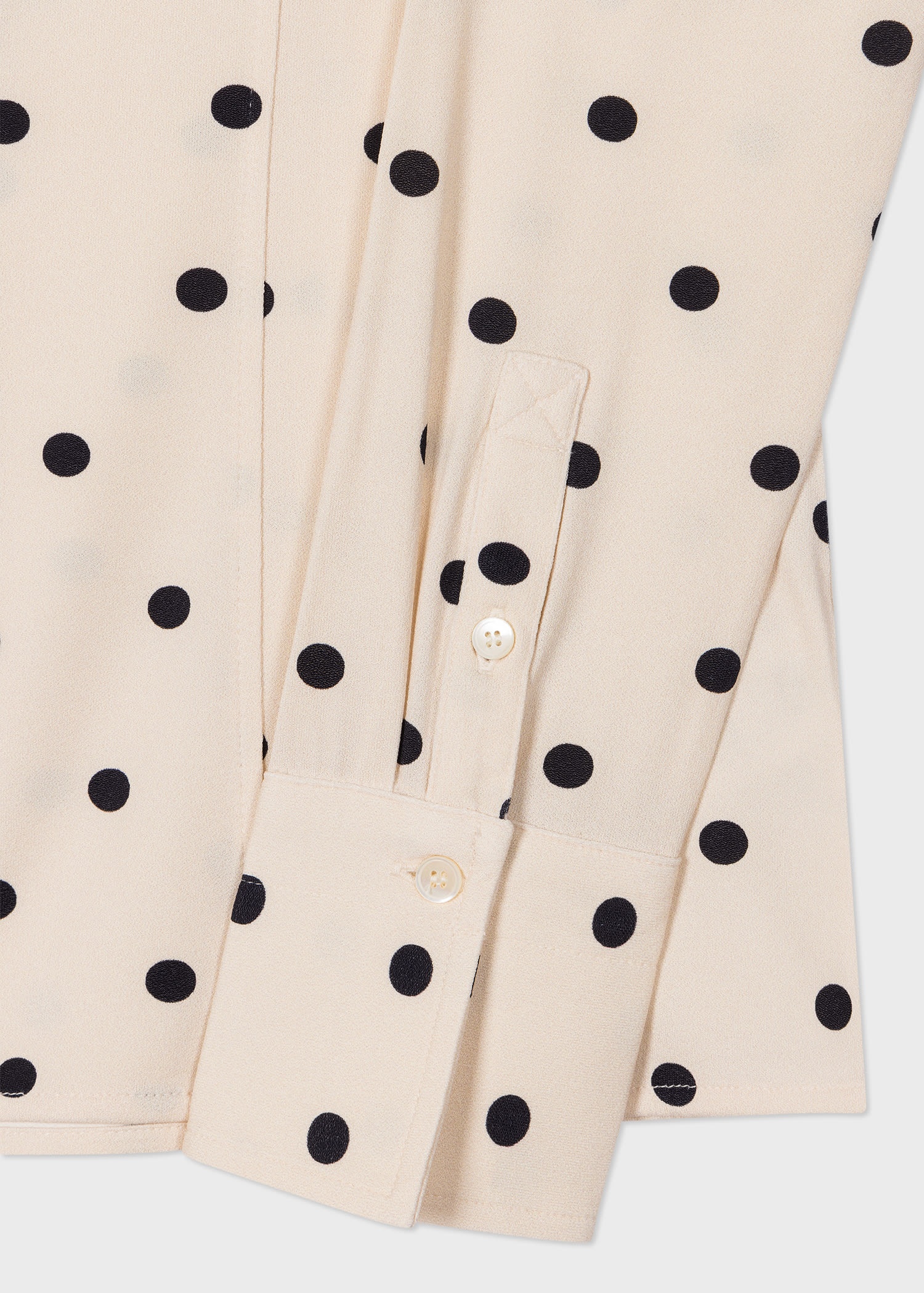 Cream Polka Dot Shirt - 2