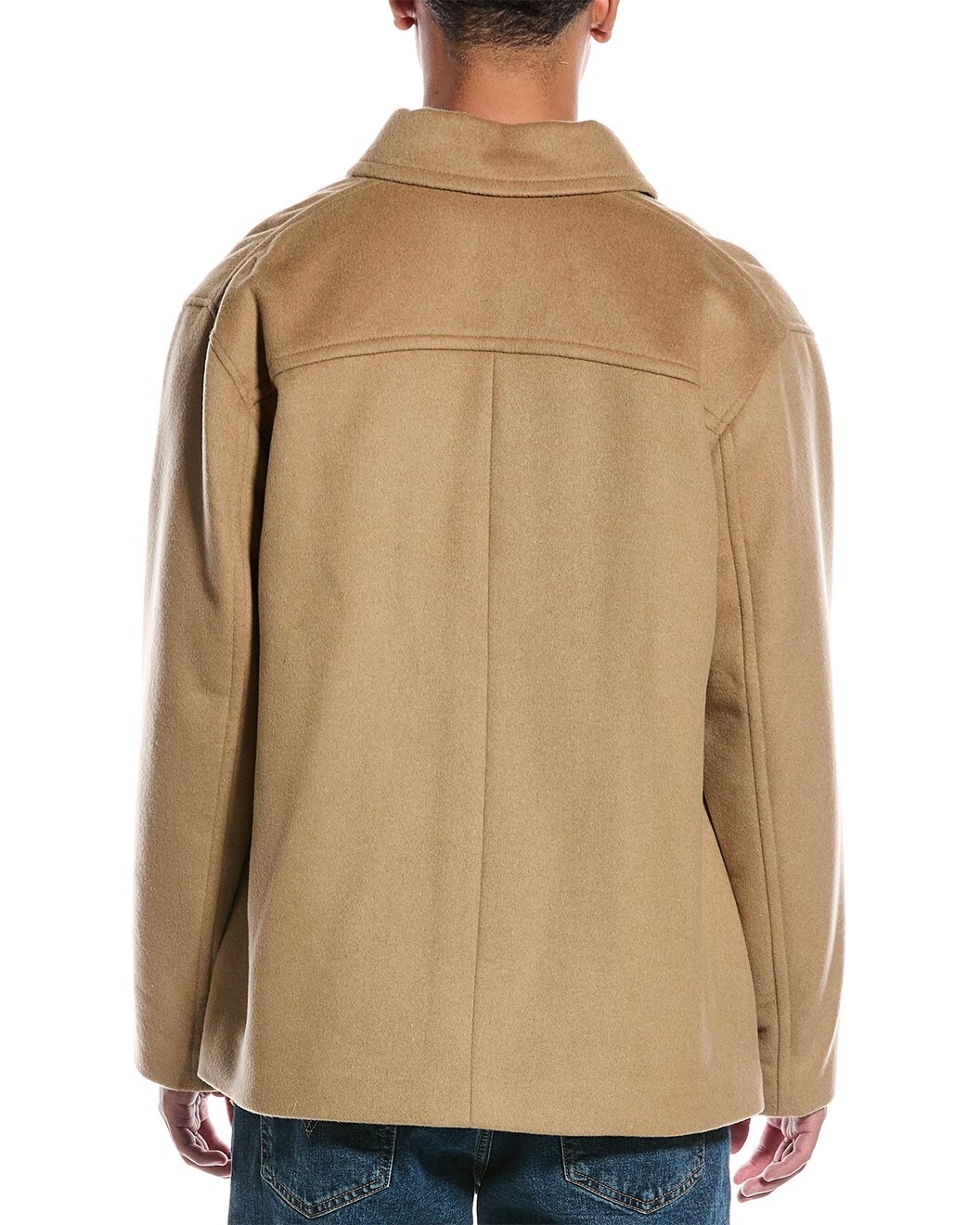 Vince Splittable Drape Wool-Blend Shirt Jacket - 2