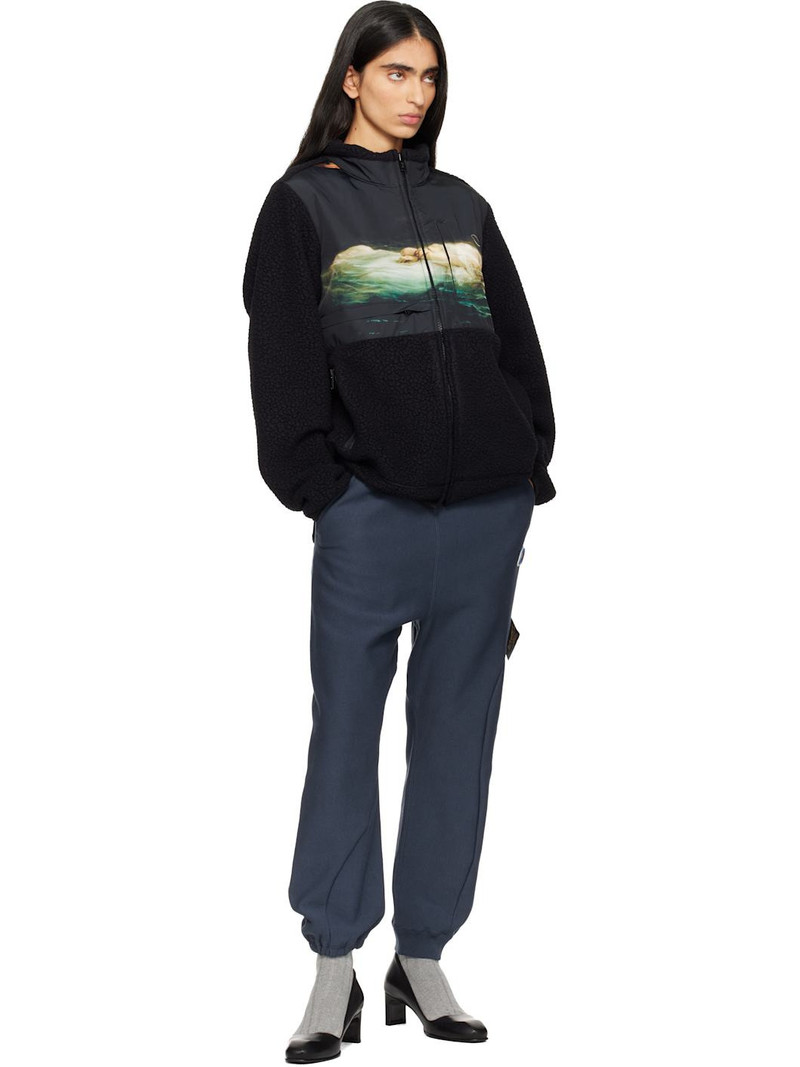 UNDERCOVER SSENSE Exclusive Black Polartec Boa Fleece Jacket outlook