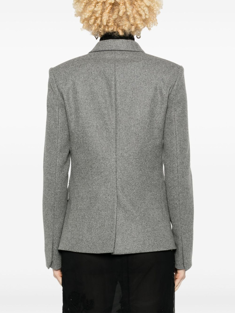 double-breasted flannel blazer 4
