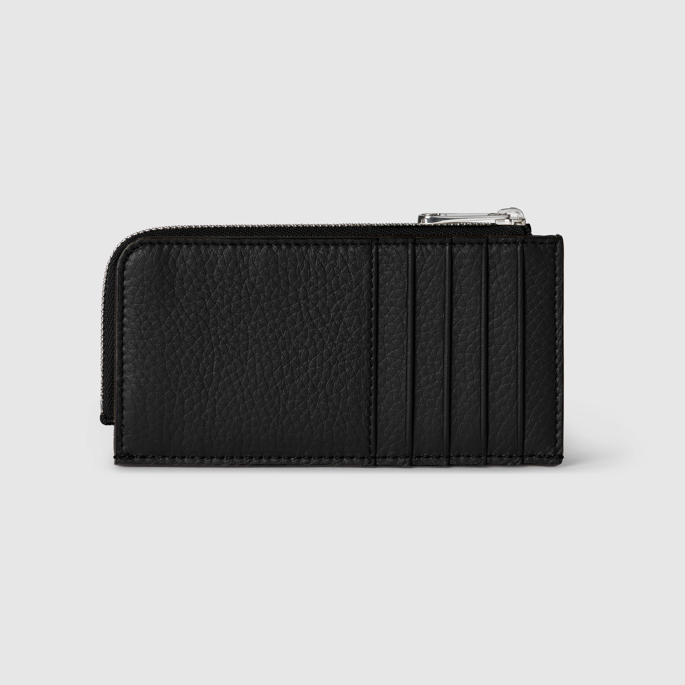 Zip card case with logo - 4