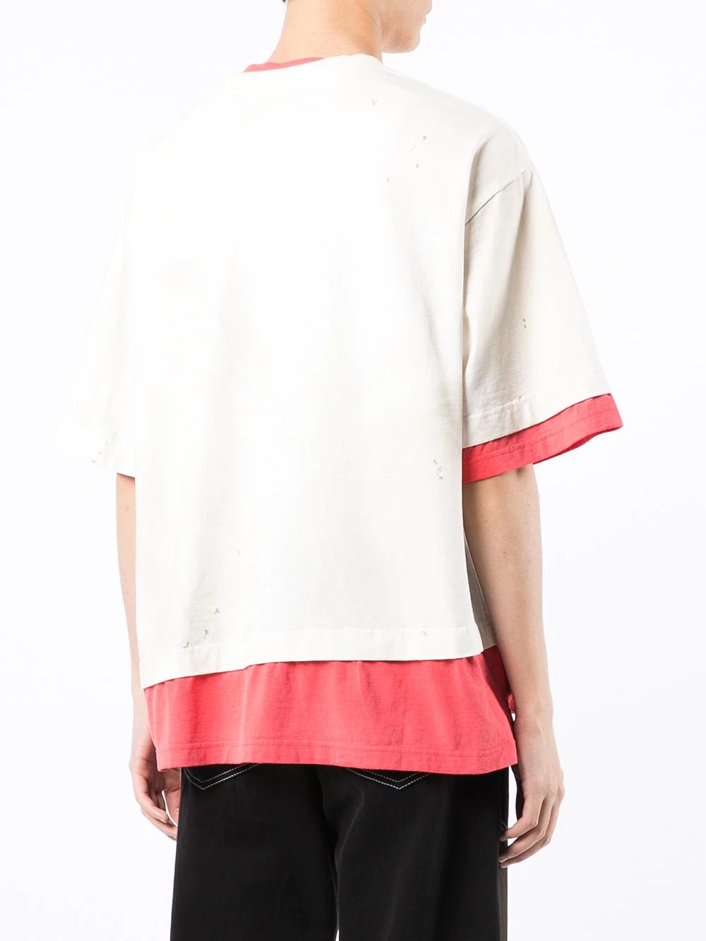 layered logo-print T-shirt - 4