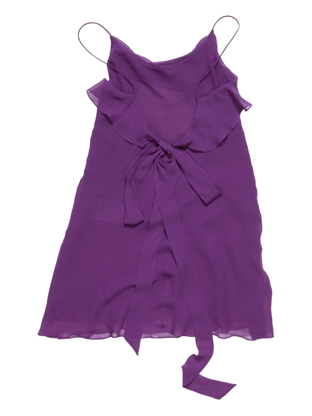 ruffled bow dress - 5