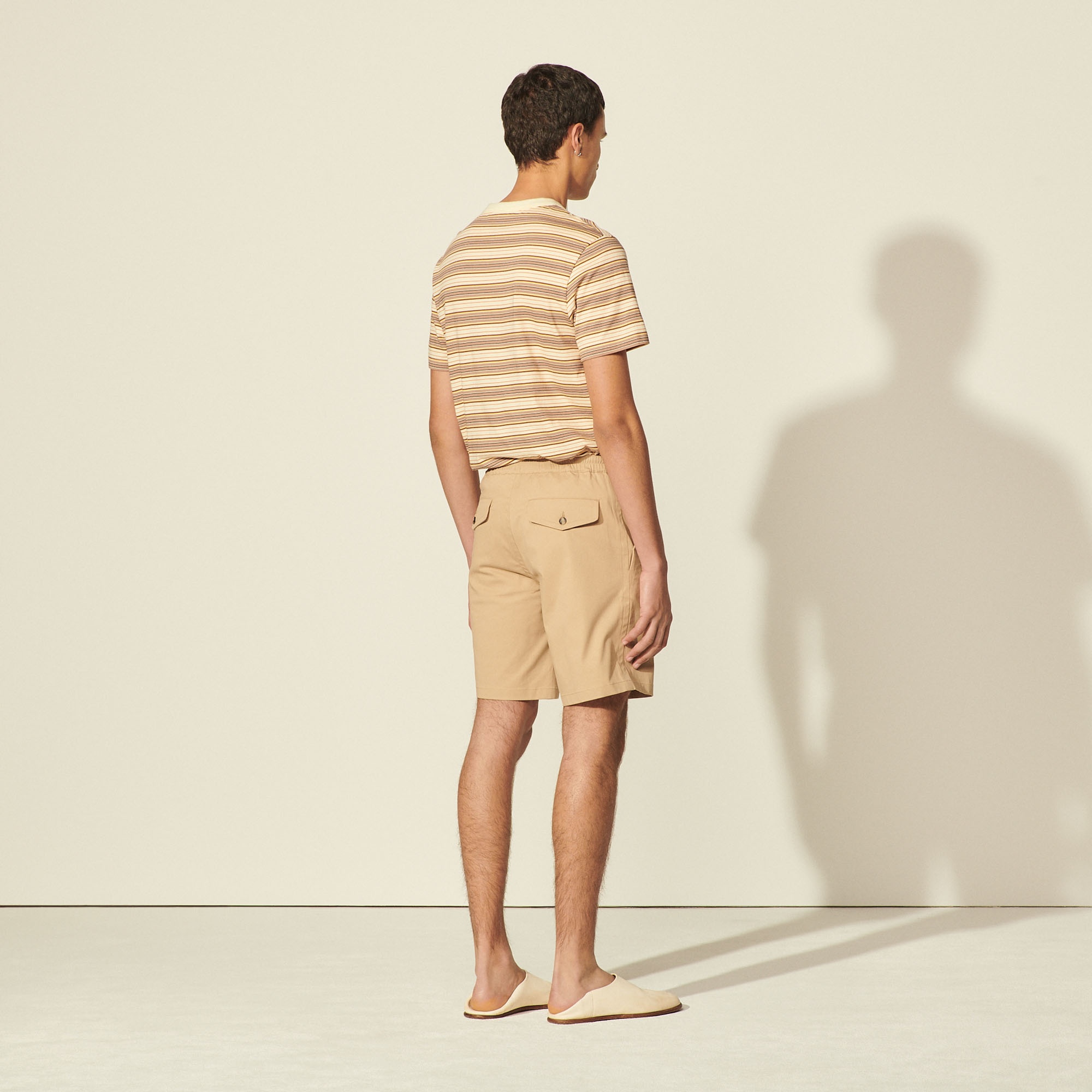Cotton blend shorts - 2