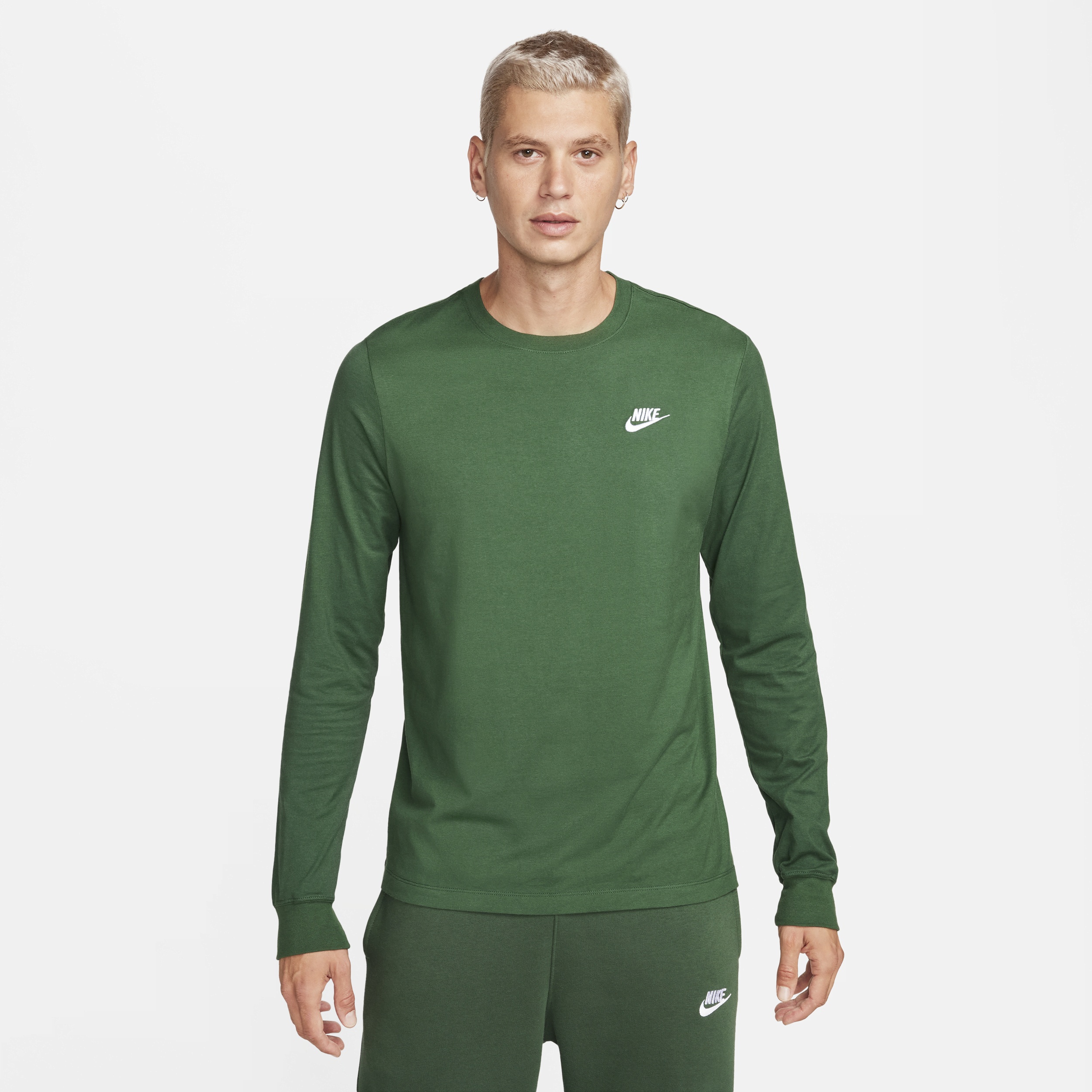 Men's Nike Sportswear Club Long-Sleeve T-Shirt - 1