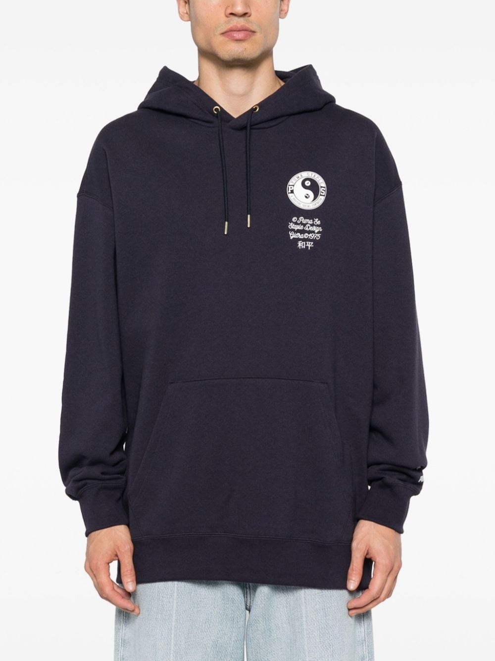 x Staple East West Ivy cotton hoodie - 3