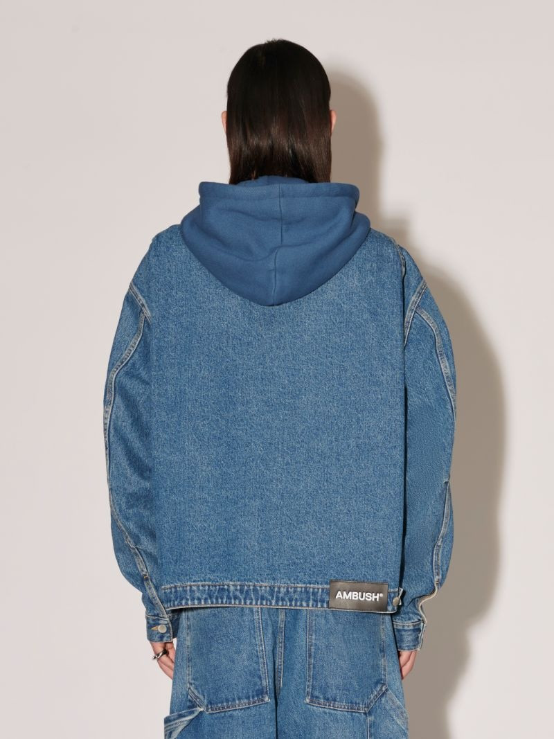 HOODIE WORKER DENIM JACKET 4