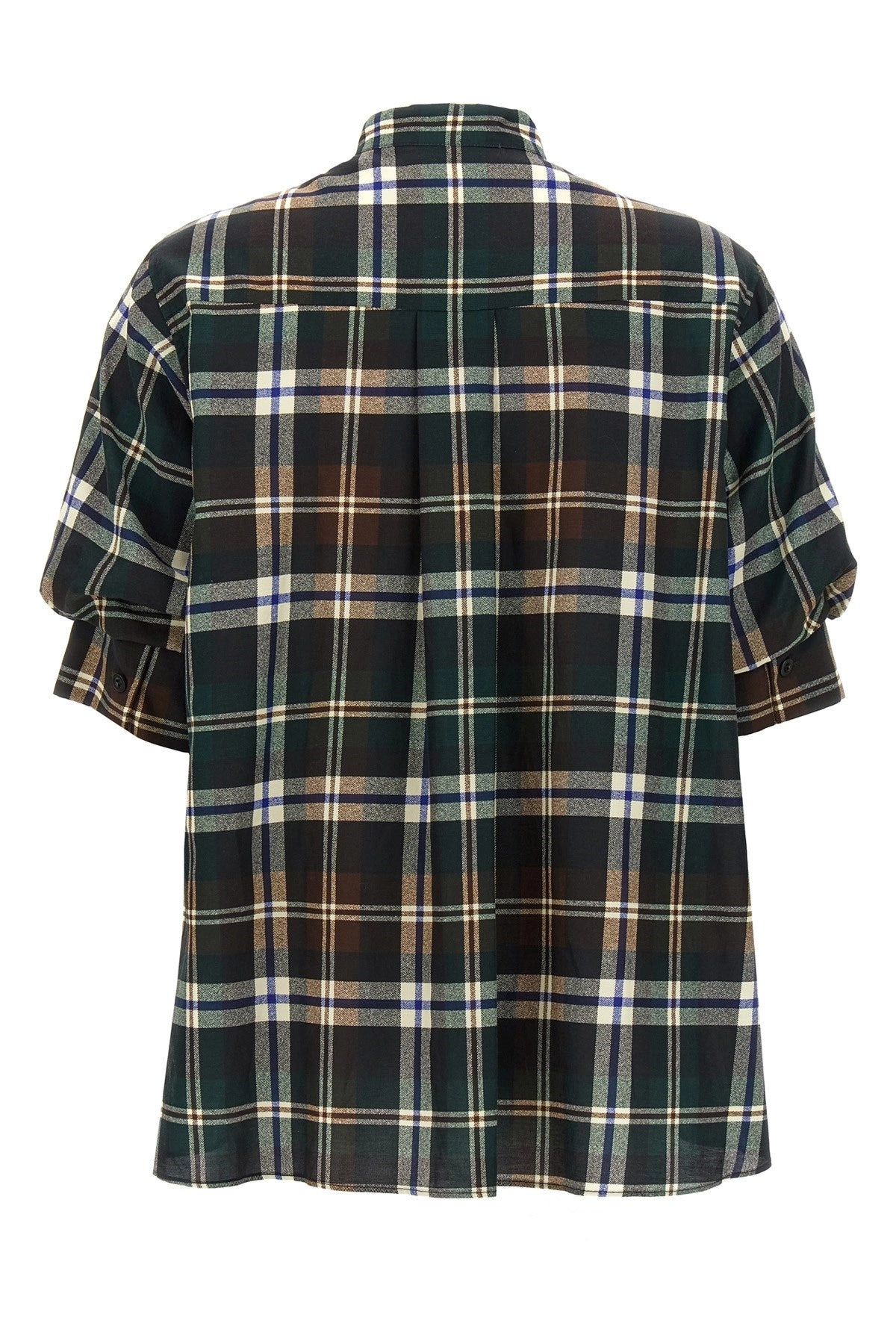 Sacai Women Knitted Panel Shirt - 2