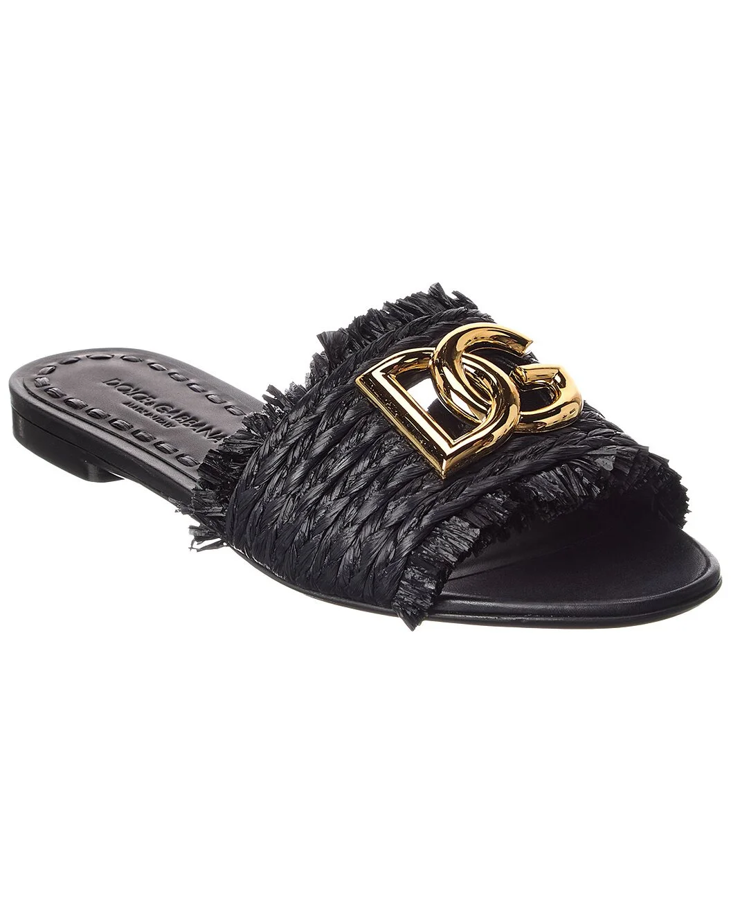 Dolce & Gabbana Dauphine Raffia Sandal - 1