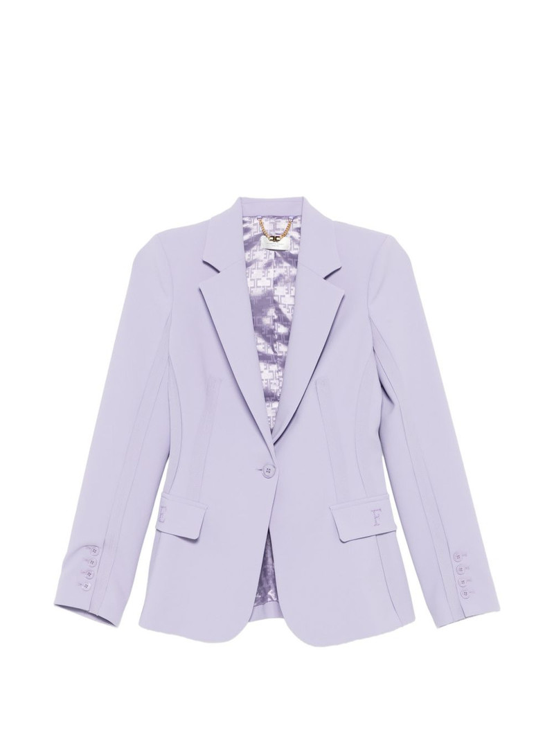 button-embellished blazer 1