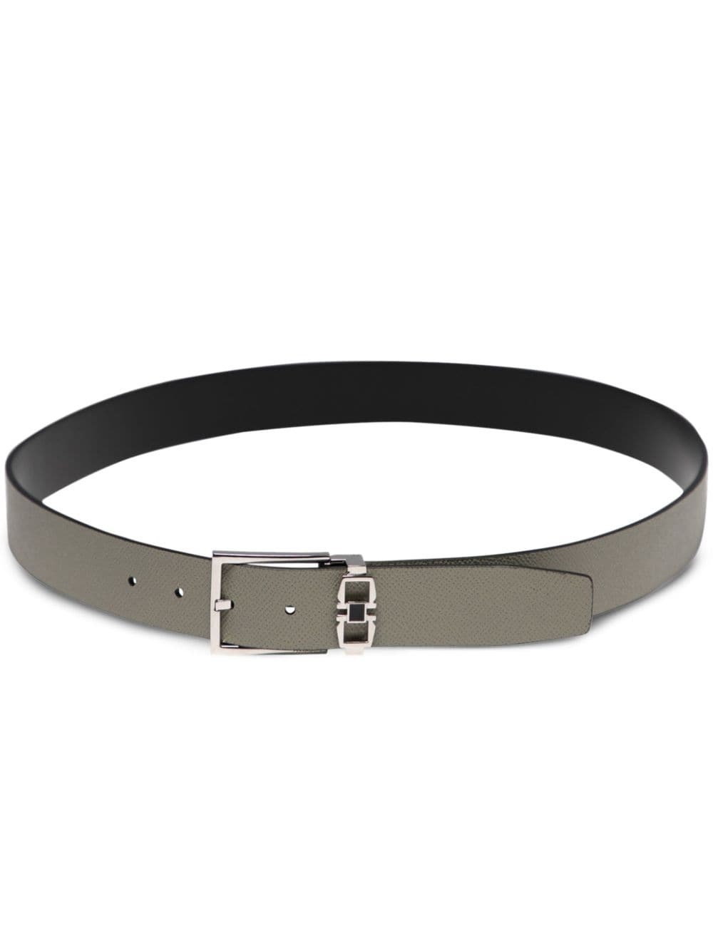 reversible leather belt - 3