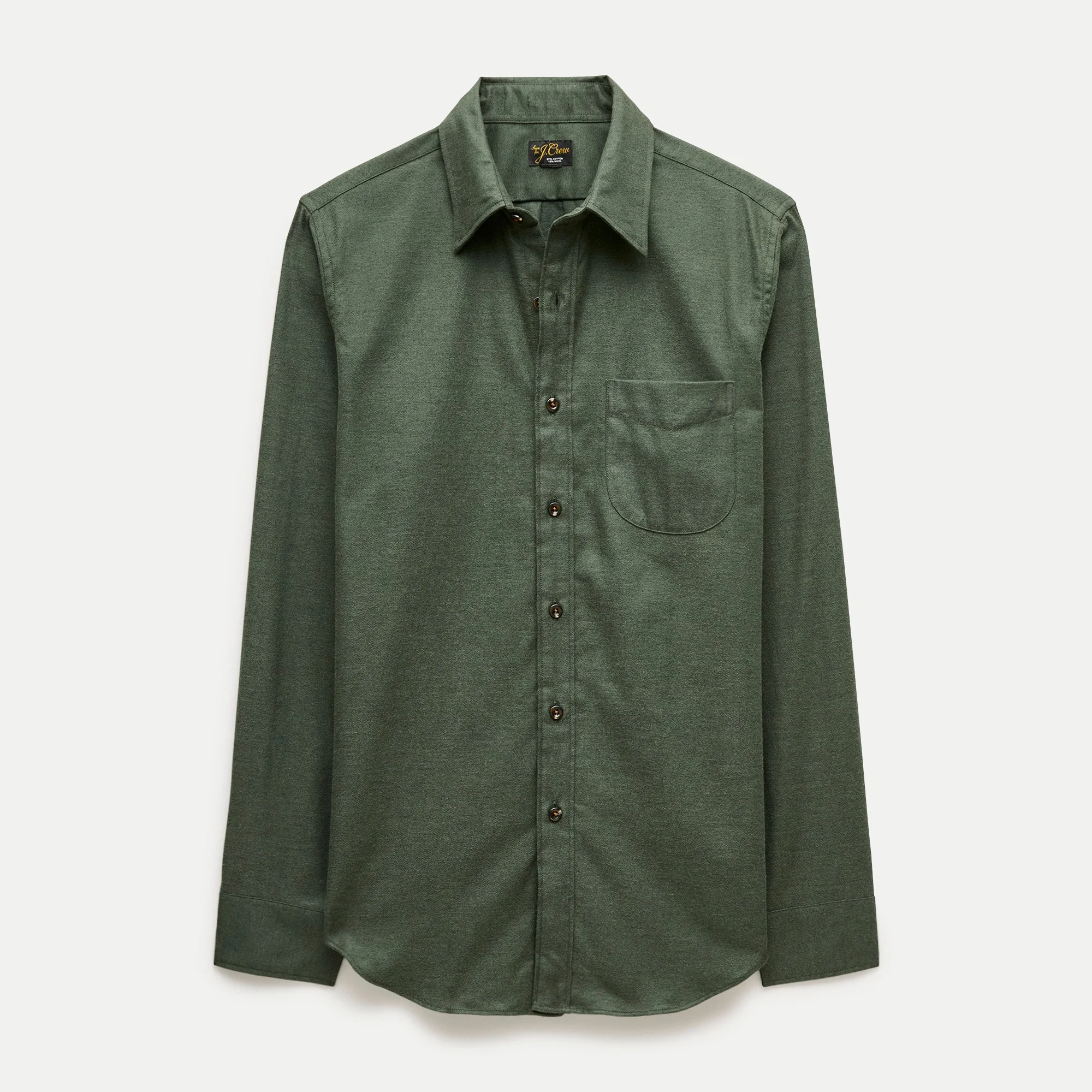 Madison cotton-blend twill shirt - 1