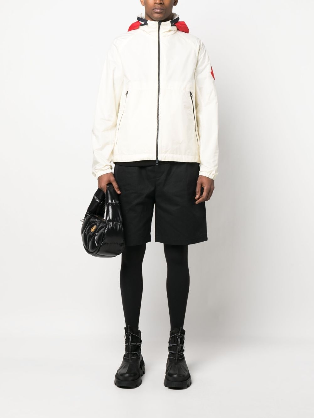 hooded zip-front jacket - 2