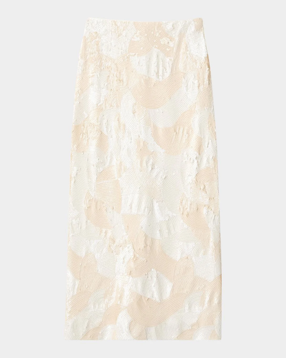 Straight Sequin Midi Skirt - 1