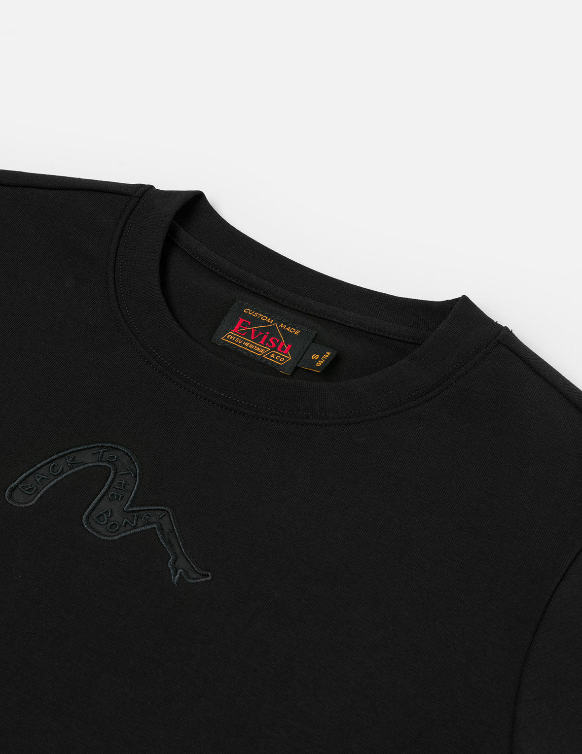 Slogan Embroidery and High-heeled Seagull Slim Fit T-Shirt - 10