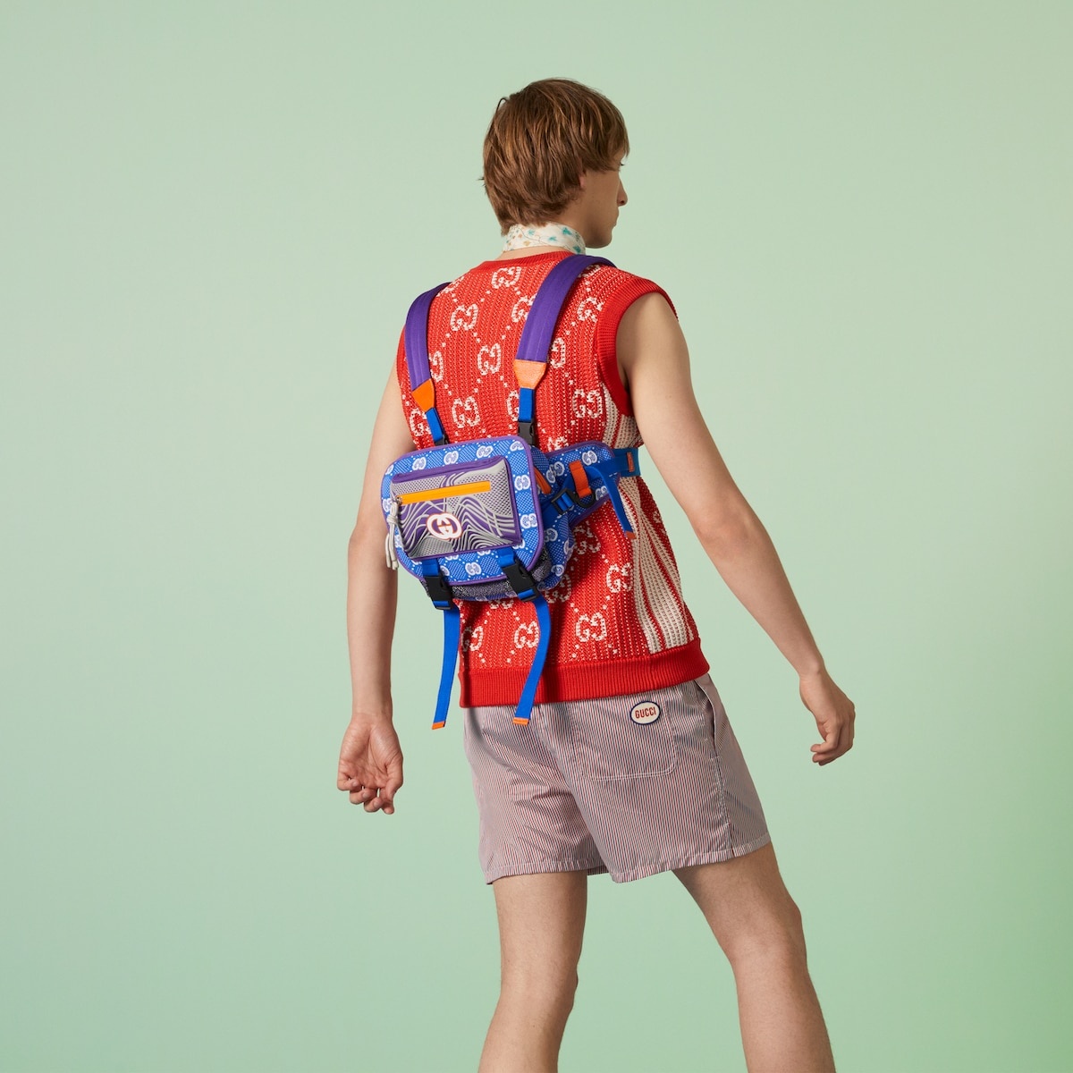 GG nylon small backpack - 3