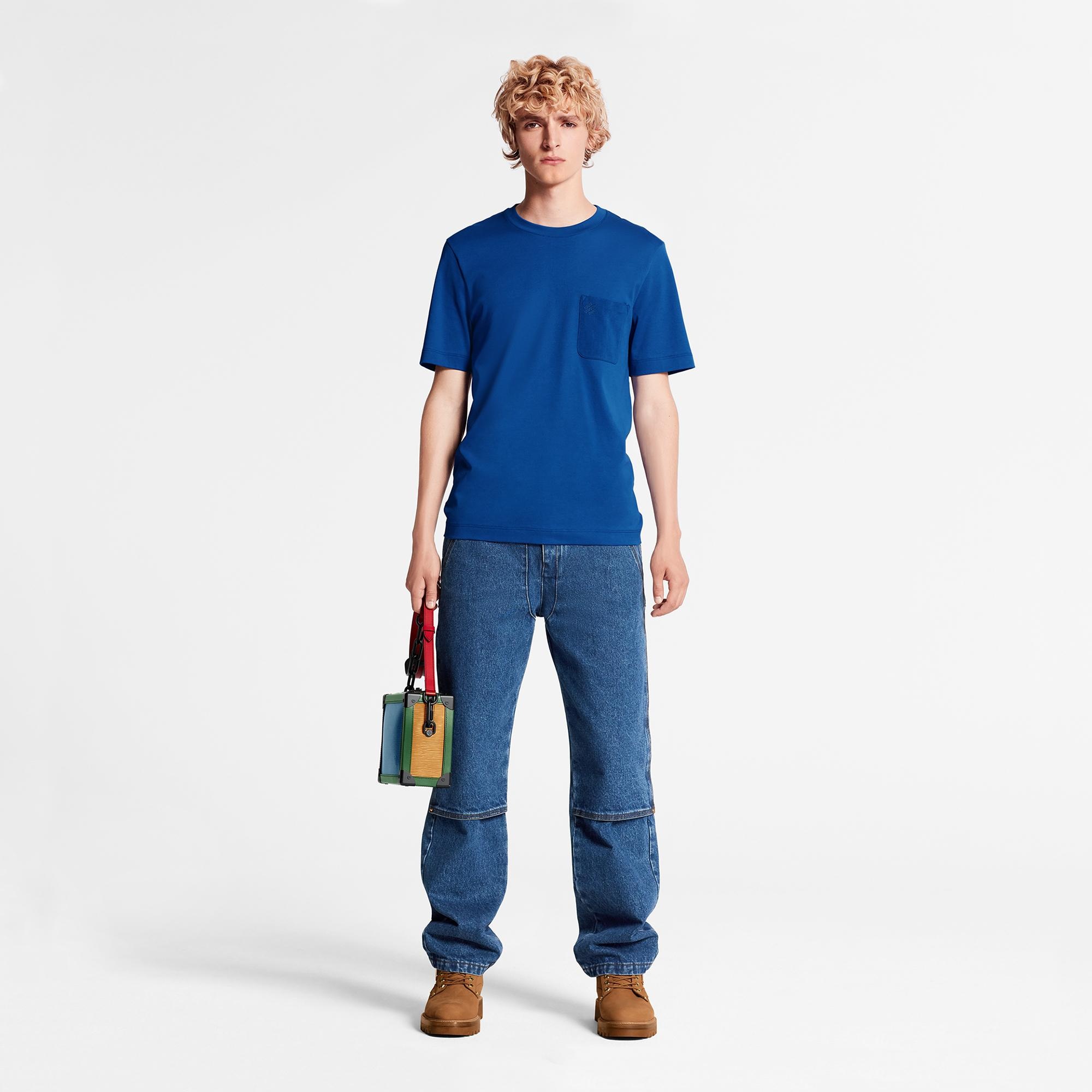 Damier Pocket Crew Neck T-shirt - 2
