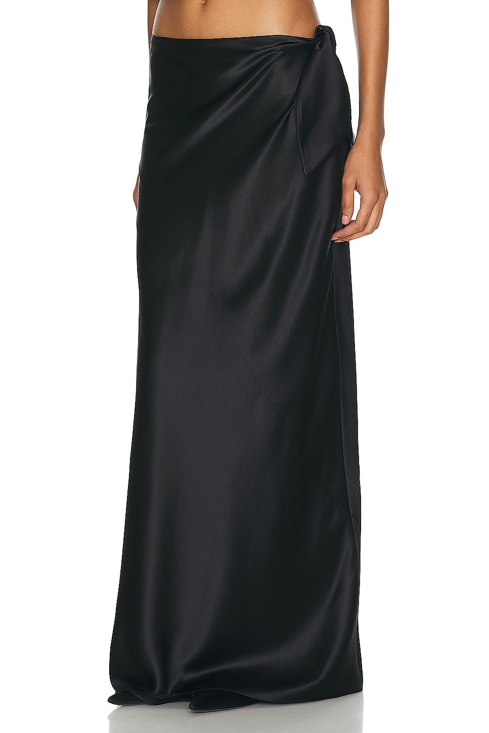 Satin Maxi Skirt - 3