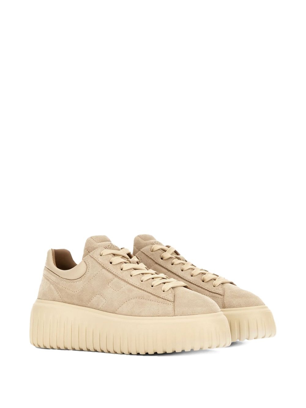 H detail platform sneakers - 2