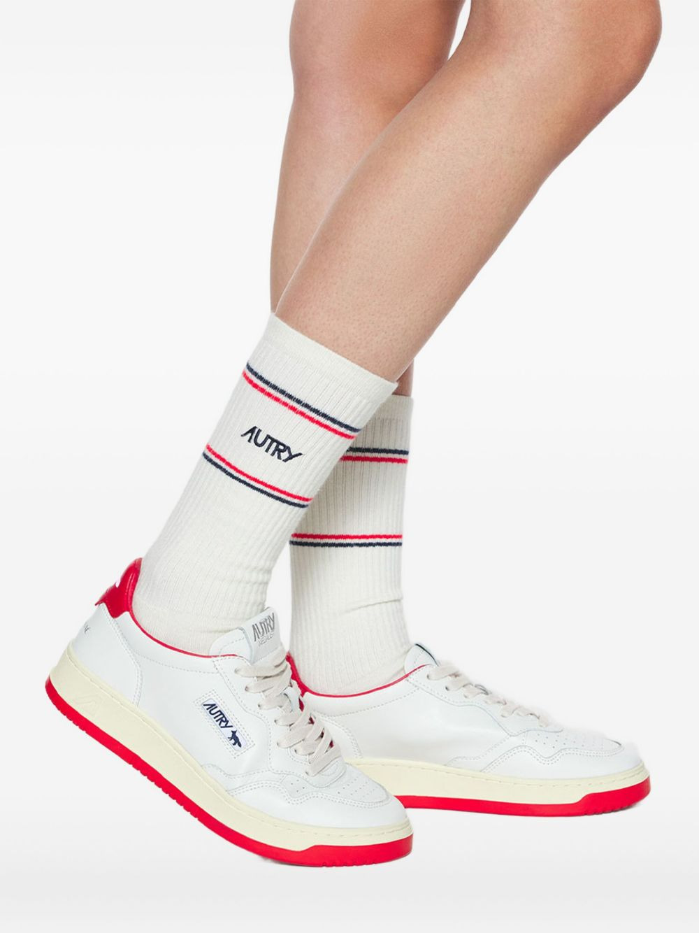 x Autry Medalist fox-patch sneakers - 5