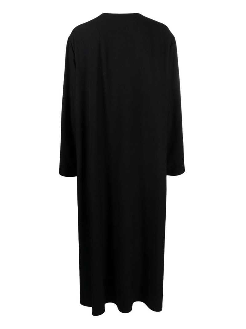 The Row round-neck wool dress outlook