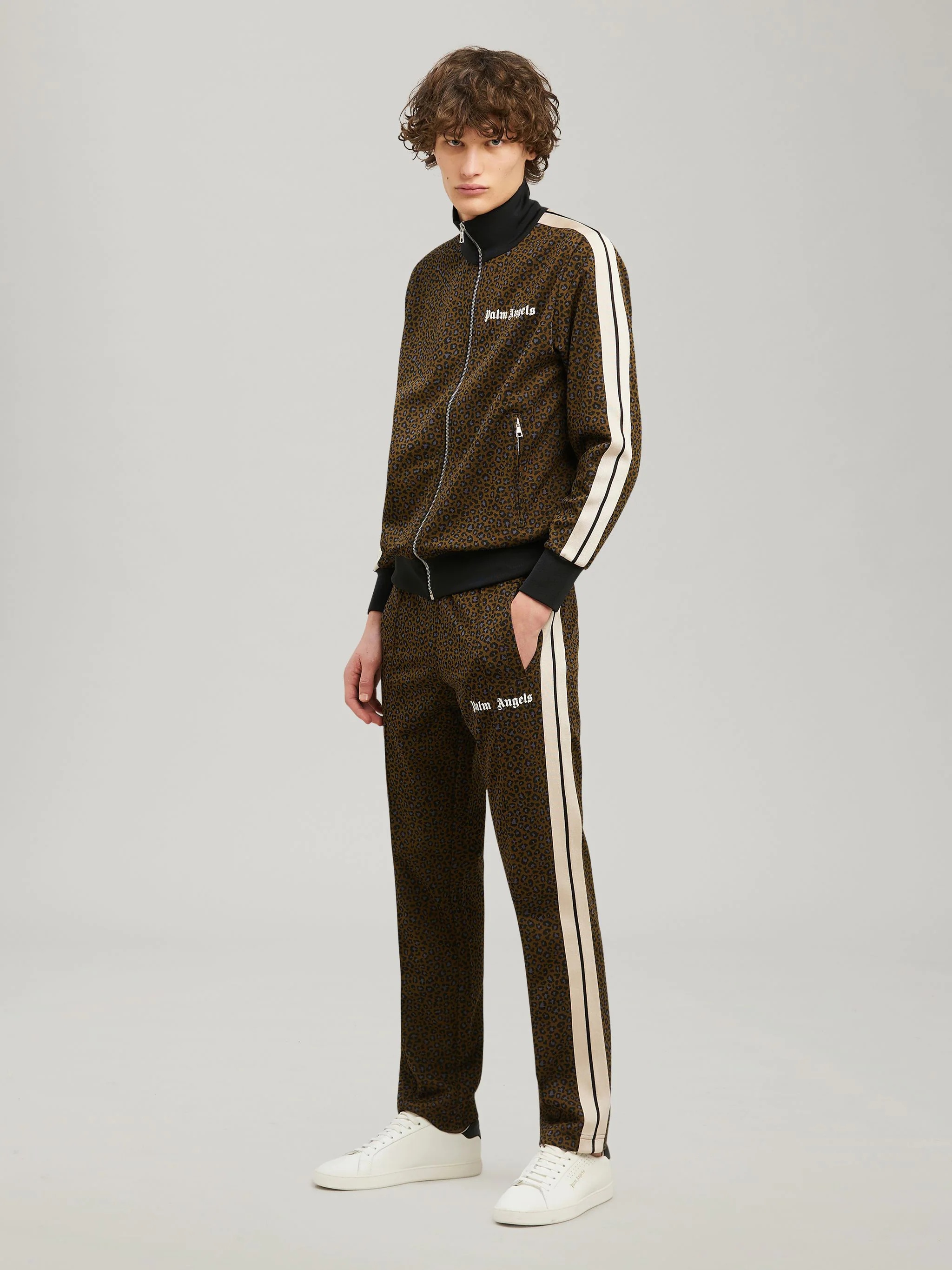 LEOPARD TRACK PANTS - 2
