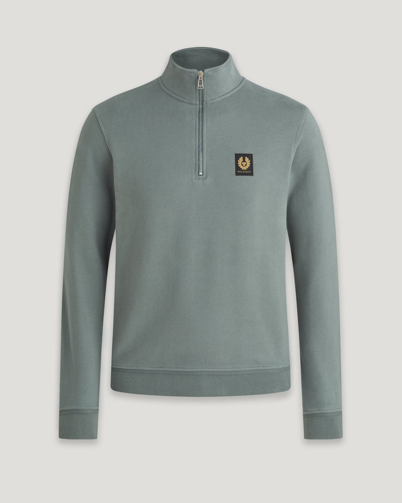 BELSTAFF QUARTER ZIP SWEATSHIRT 1