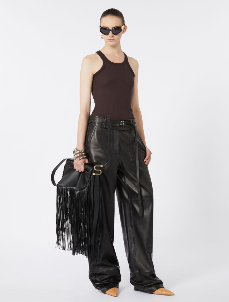 Sportmax Silk blend tank top outlook