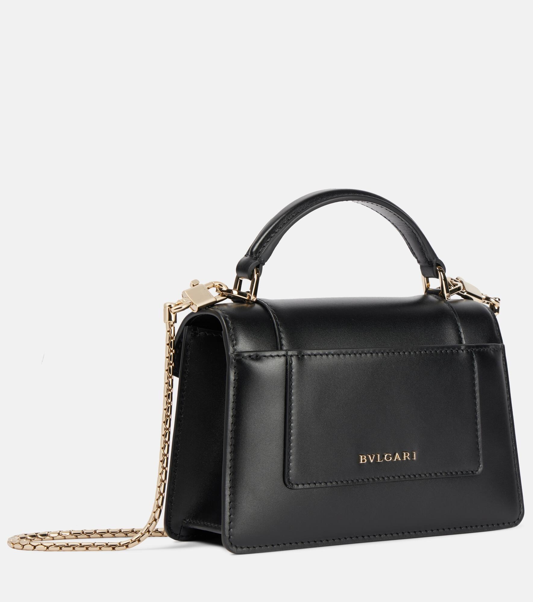 Serpenti Forever Mini leather shoulder bag - 4