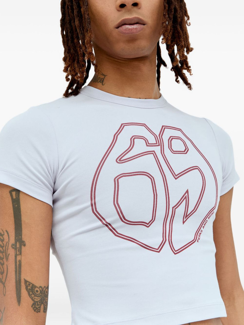 graphic-print cropped T-shirt 4