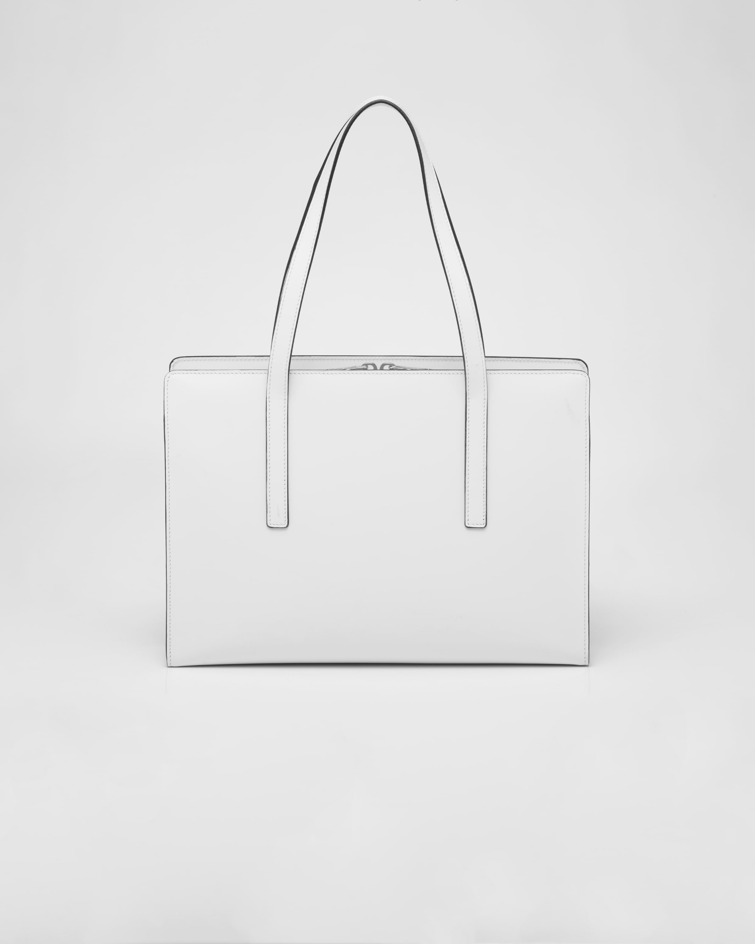 ハンドバッグ PRADA | Prada Re-Edition 1995 brushed-leather medium handbag Prada Re-Edition 1995 Brushed Leather Medium Top Handle