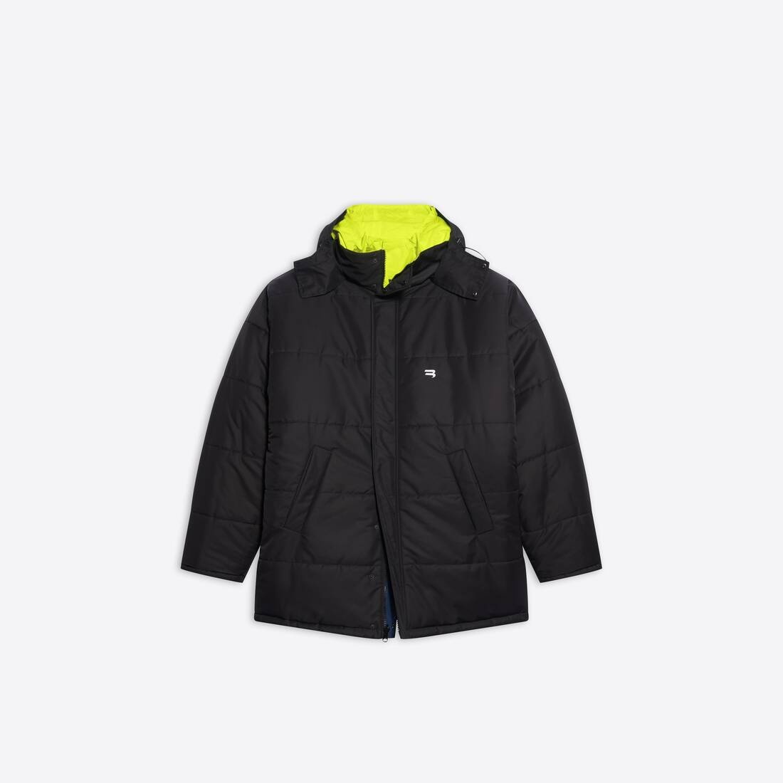 Men's Reversible Parka in Yellow - 2