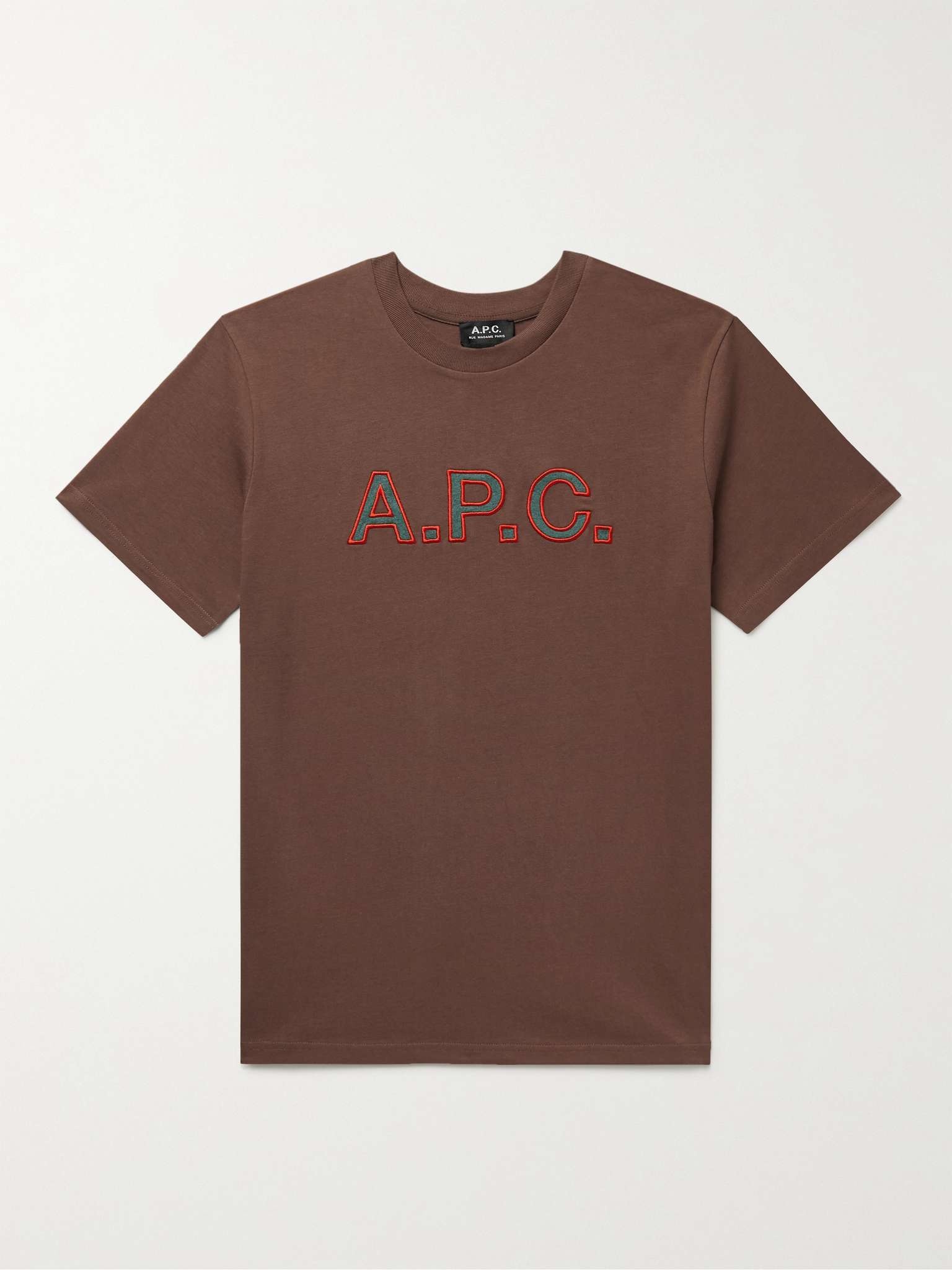 Romain Logo-Embroidered Cotton-Jersey T-Shirt - 1