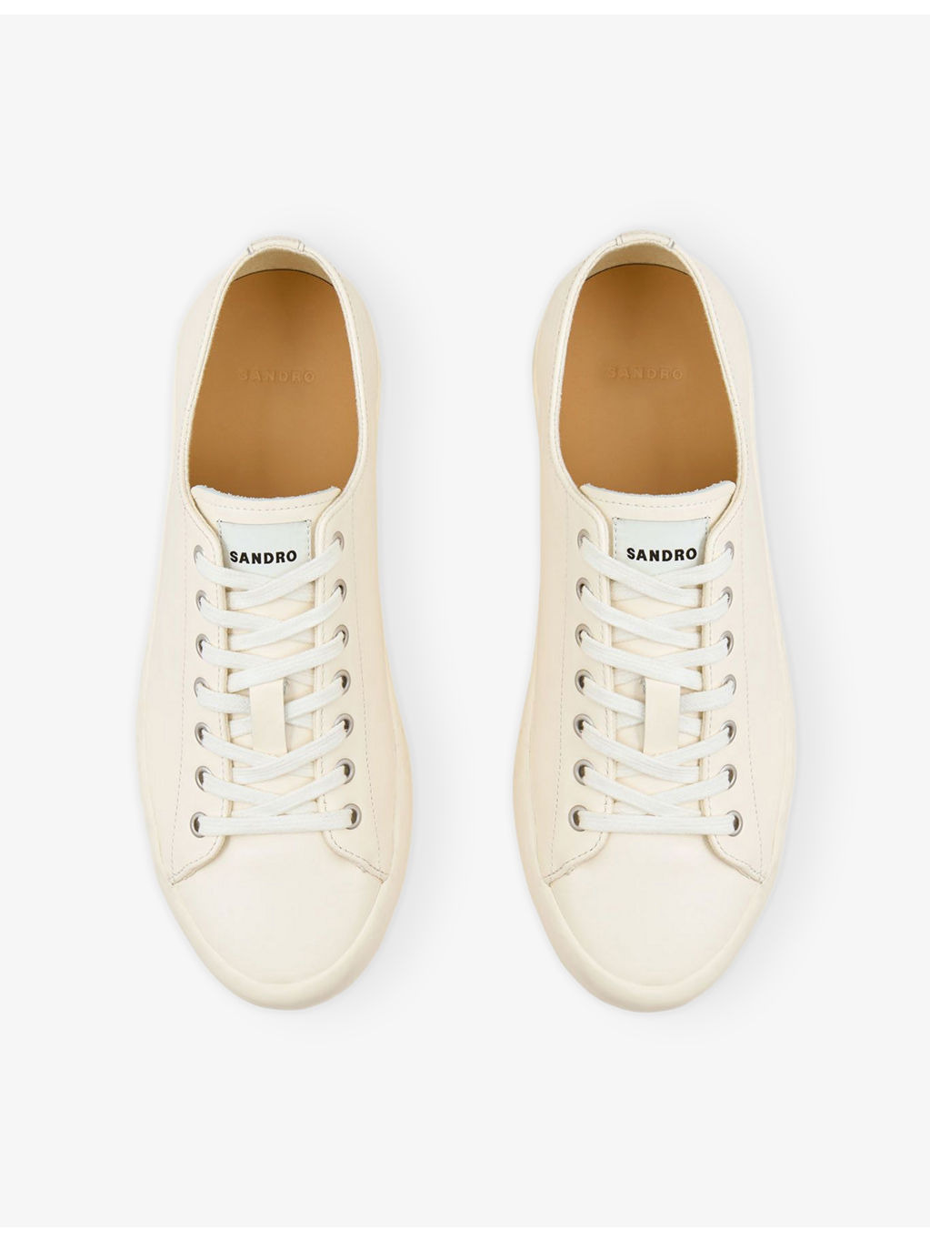 Brand-Patch Leather Low-Top Trainers - 2