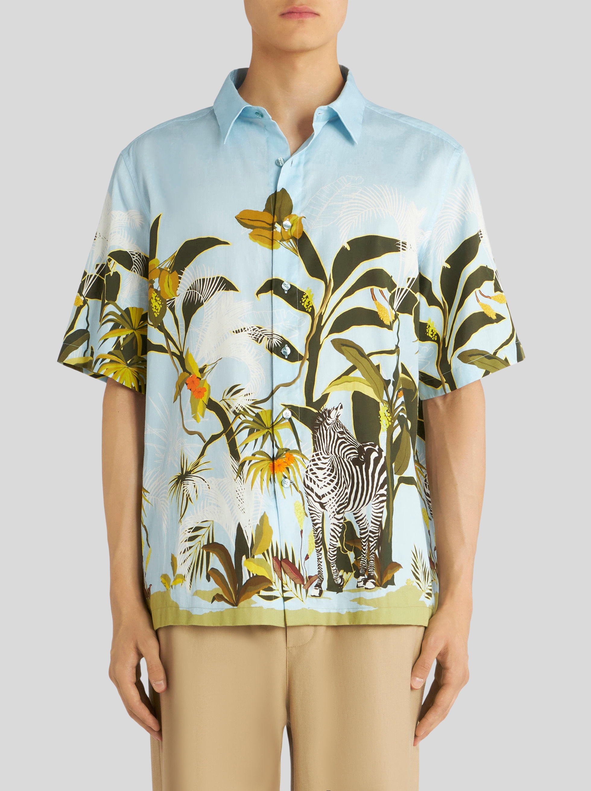 SHORT-SLEEVED JUNGLE SHIRT - 2