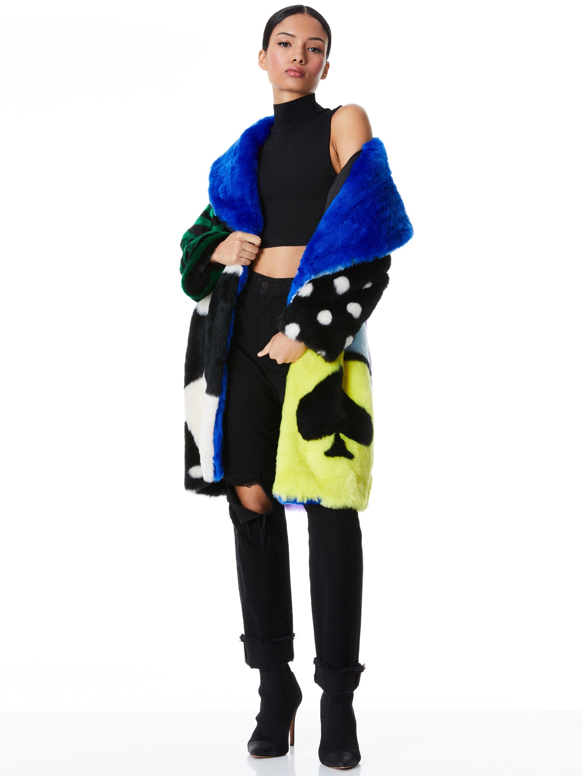 YETTA FAUX FUR COAT - 6