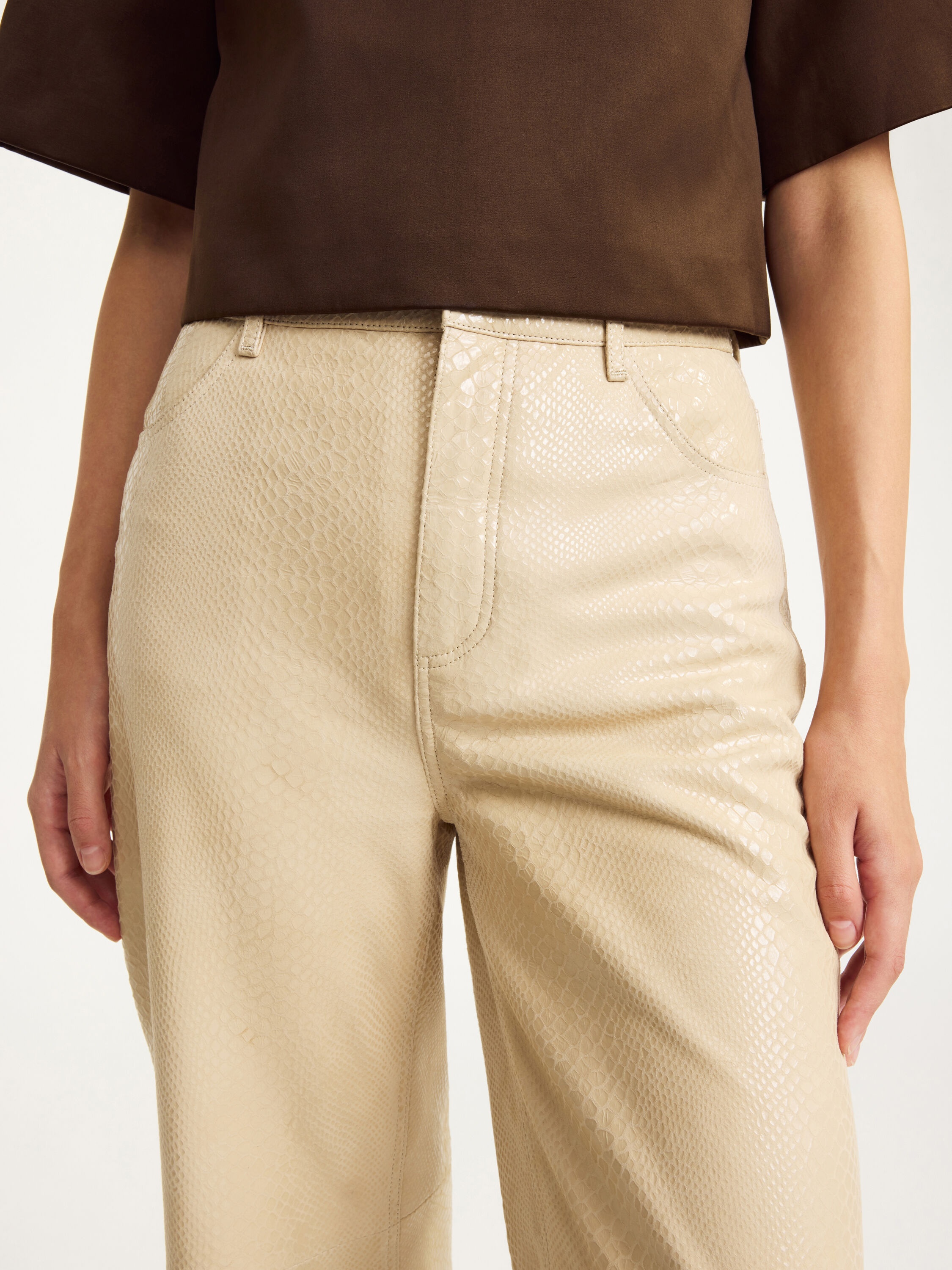 Cailys leather trousers - 4