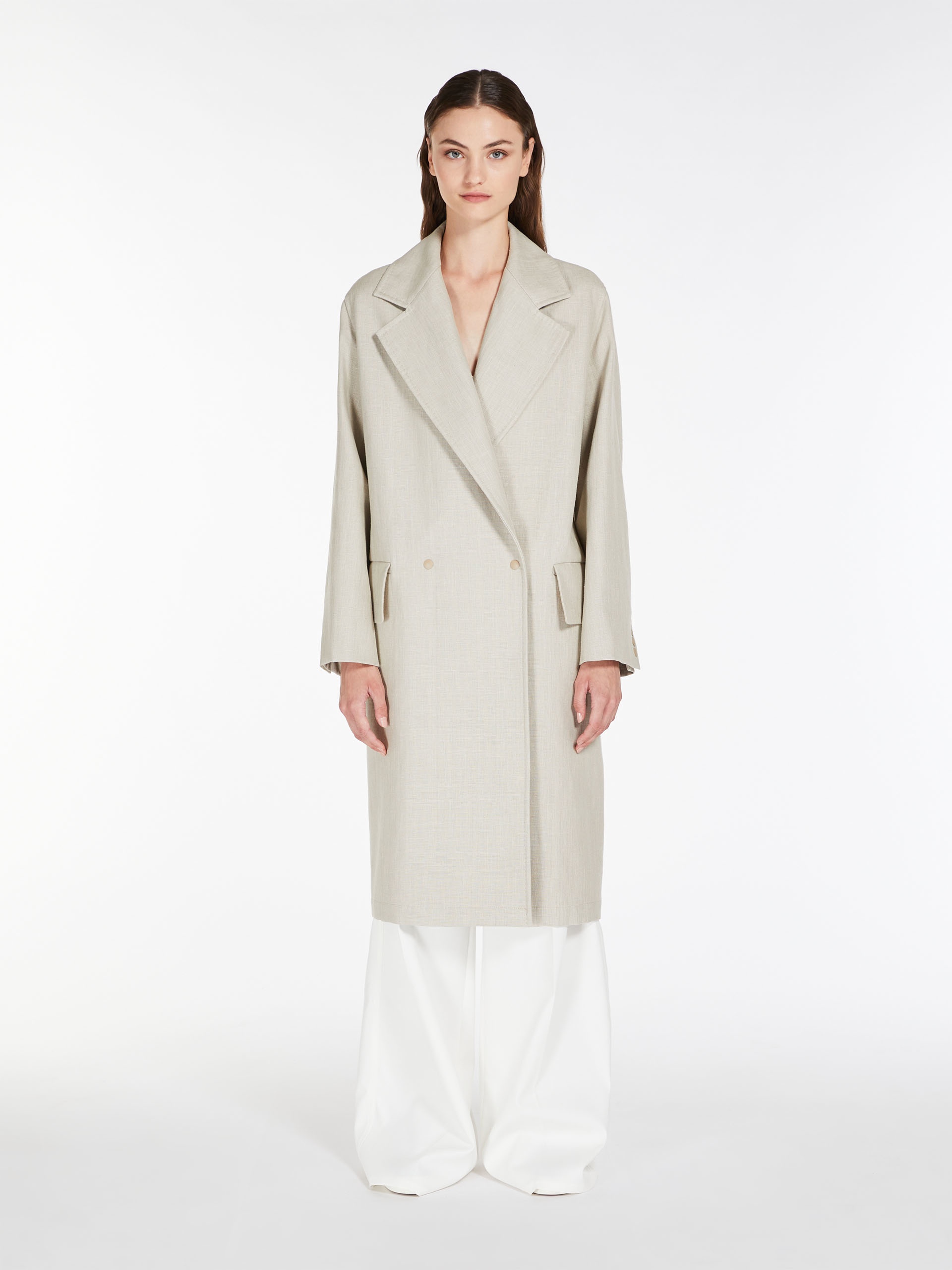 コート Max Mara LINEN AND JERSEY DUSTER (2310110132600 553001) BEIGE Max Mara LINEN AND JERSEY DUSTER (2310110132600) – LOZURI®