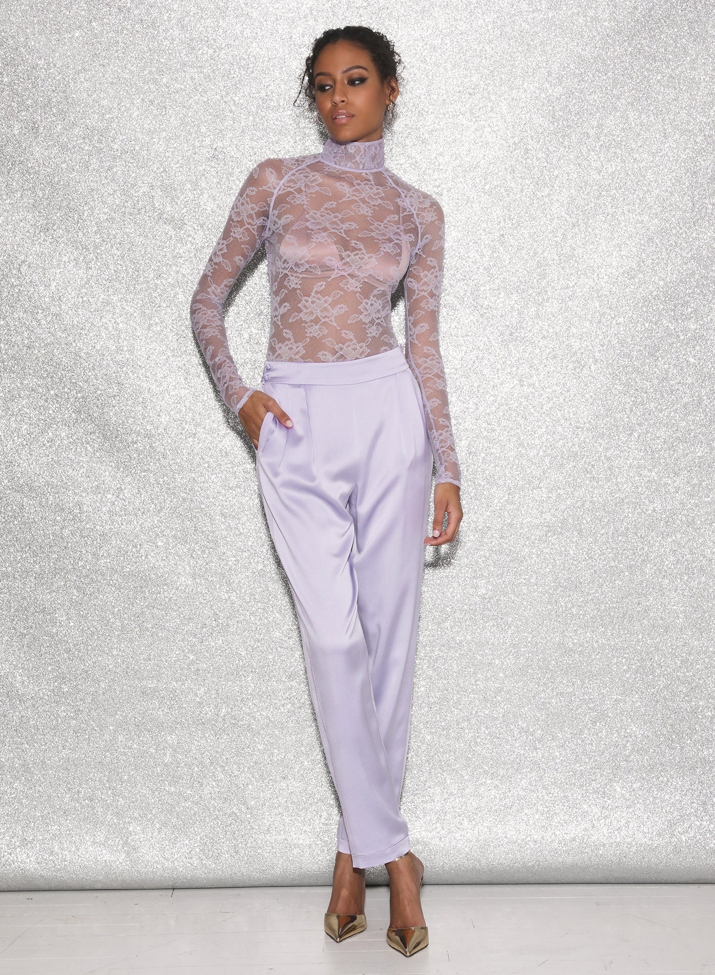 Pleated Tuxedo Pant - 2