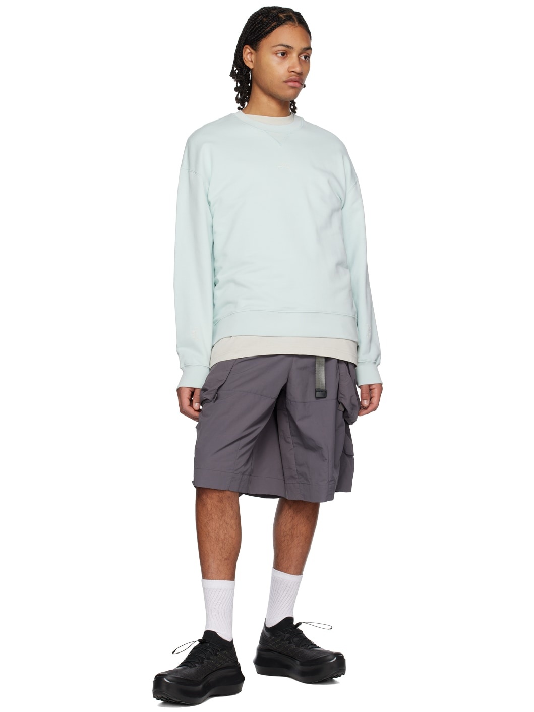 Blue Essential Sweatshirt - 4