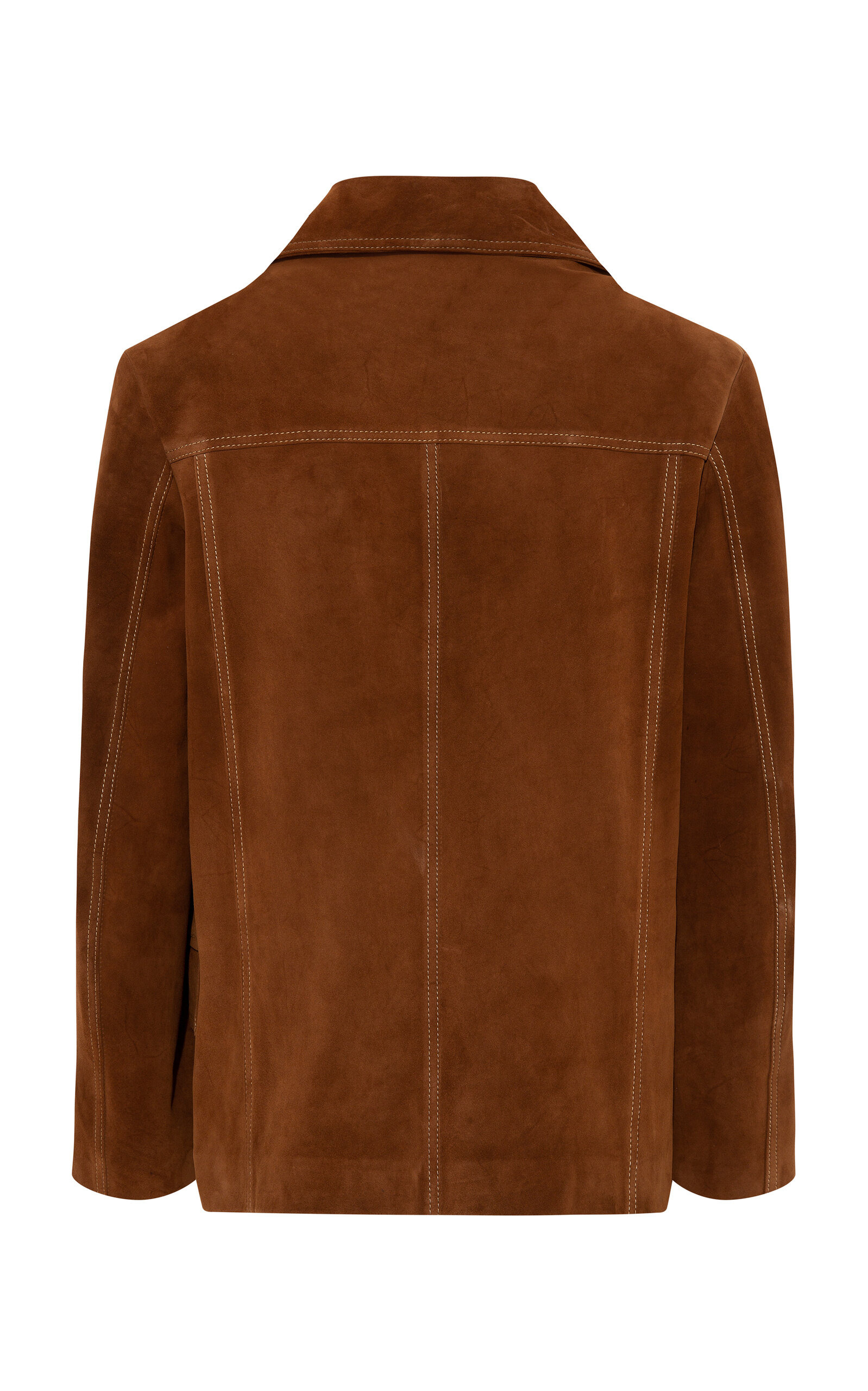 Asean Suede Leather Jacket brown - 5
