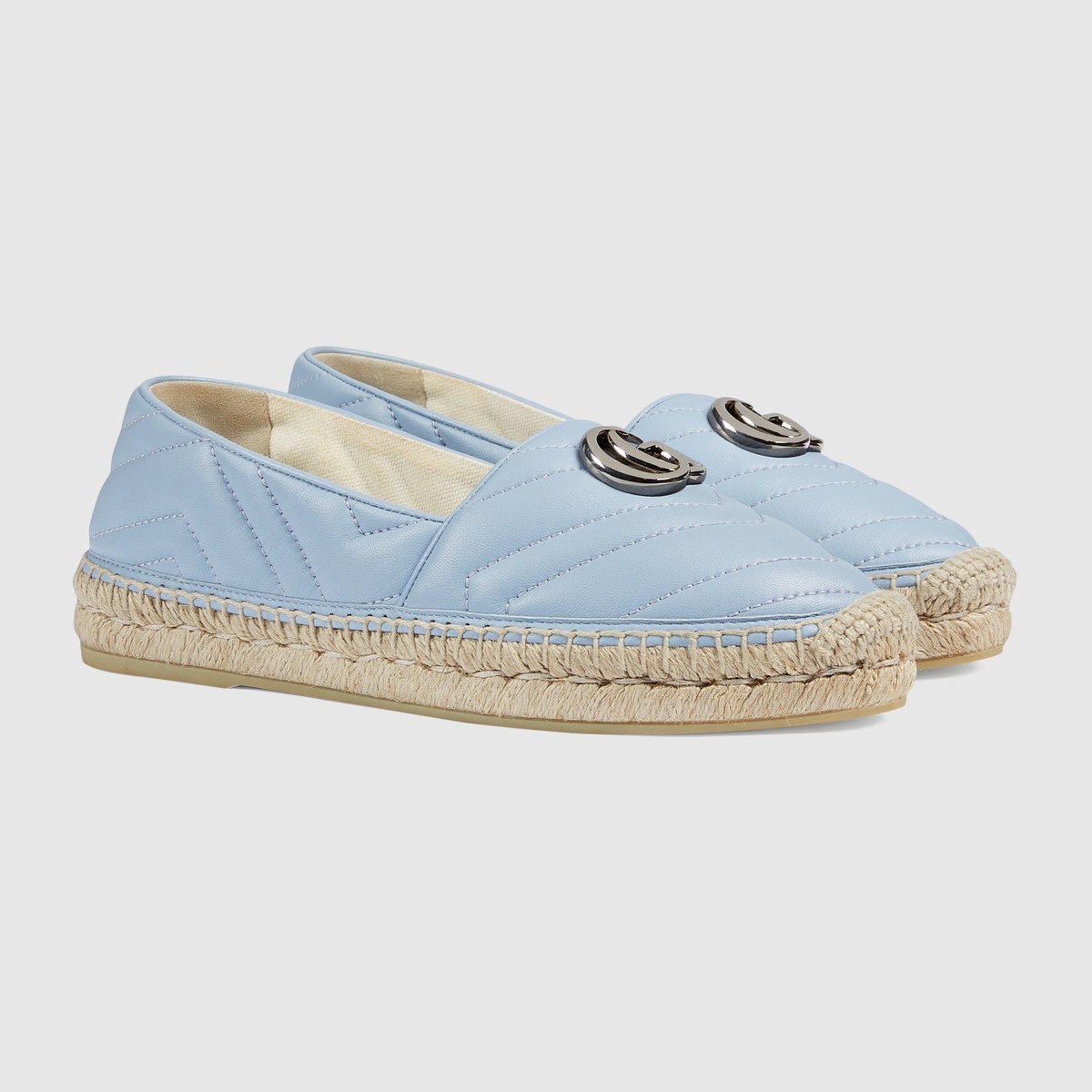 Women's matelassé espadrille - 2