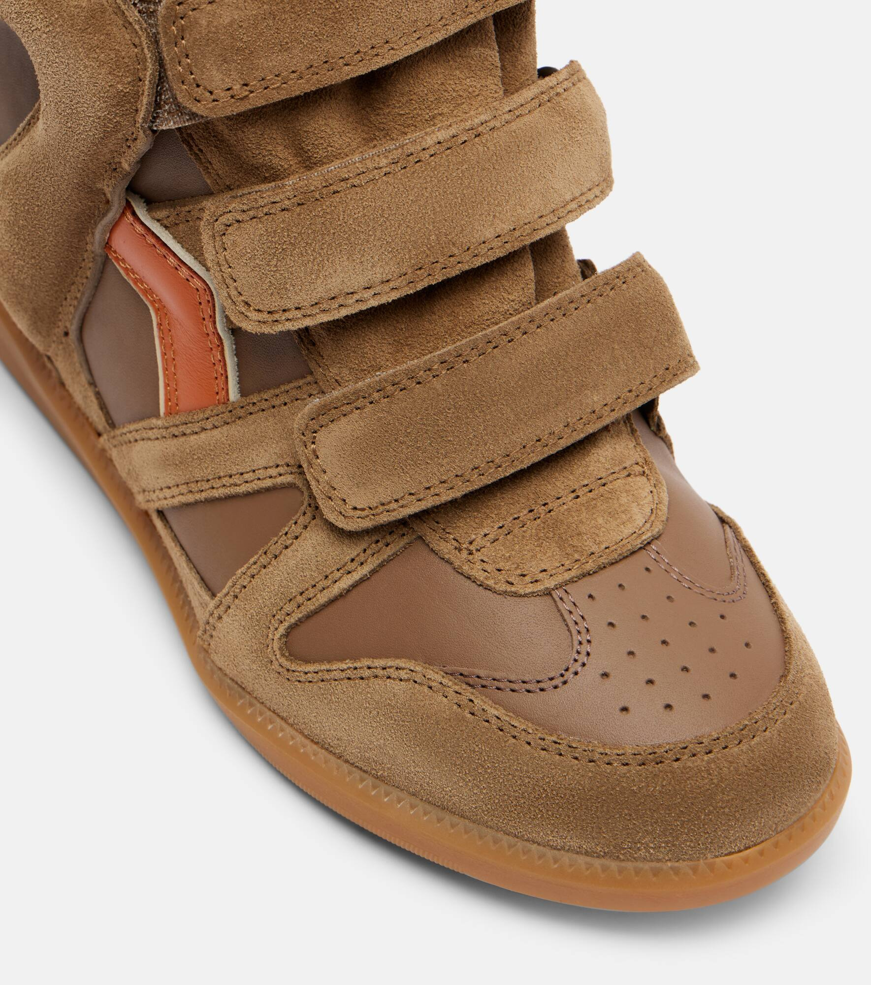 Bekett suede wedge sneakers - 5