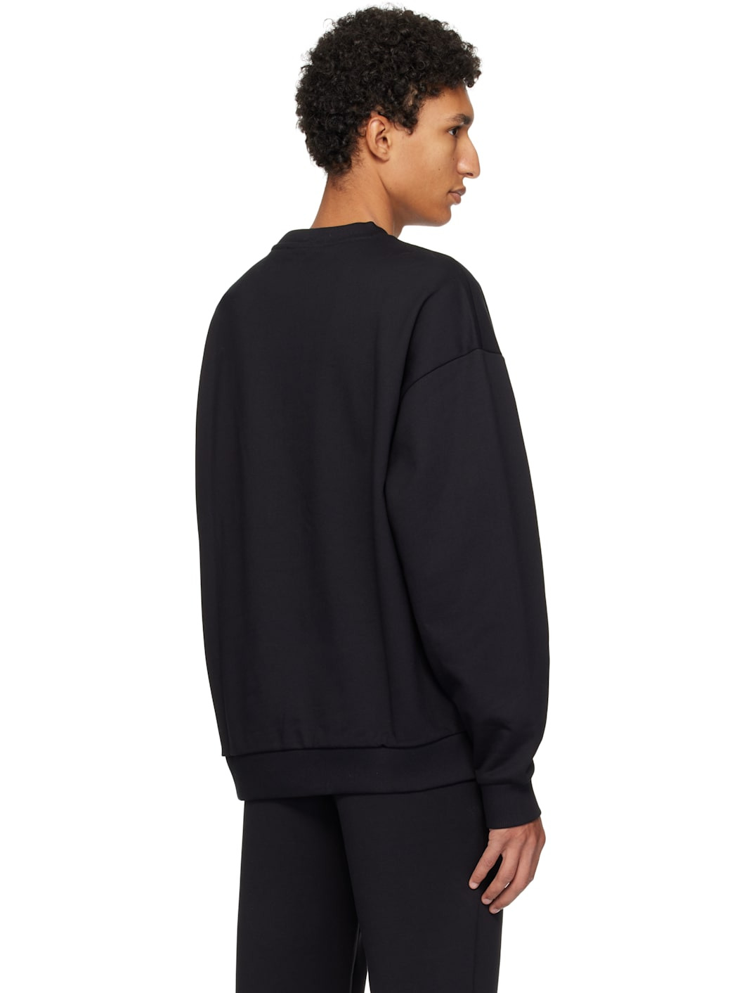 Black Oversize-Fit Sweatshirt - 3